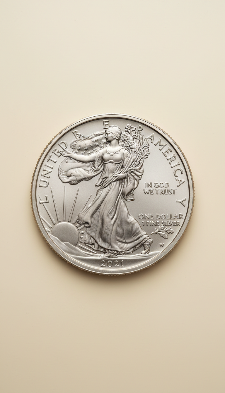 2021 Silver Eagle Type 2 Proof Coin